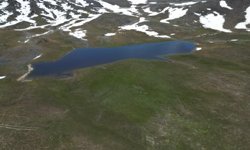 Afyon’da kış ve bahar aynı karede!