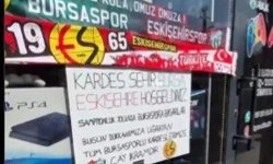 Bursaspor taraftarına Eskişehir esnafından jest!