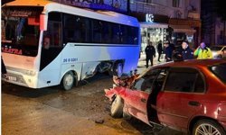 Eskişehir'de maddi hasarlı kaza!