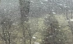 Eskişehir- Bozüyük yolunda kar yağışı!