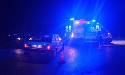 Bilecik OSB girişinde korkutan çarpışma!