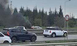 Eskişehir Çevre Yolu’nda araç yangını!