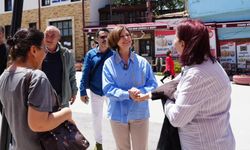 Başkan Ünlüce tarihi çarşıda vatandaşlarla buluştu