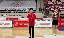 Eskişehir'de cimnastikçisinden gümüş madalya