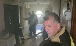 Kütahya'da 6 katlı apartmanda yangın alarmı!