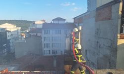 Bilecik'te çarşı merkezinde korkutan yangın
