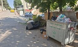 Eskişehir'de atıklar yola taştı