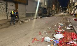 Eskişehir'de pazar bitti, kötü görüntü kaldı!