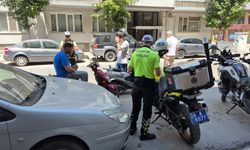 Eskişehir'de denetime motosikletle girdi, taksiyle çıktı!