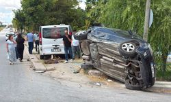 Eskişehir'de otomobil ile dolmuş çarpıştı!