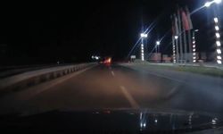 Eskişehir yolunda sürücü uyuyakaldı: Araç kamerası o anları böyle kaydetti!
