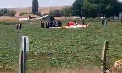Ankara'da eğitim helikopteri düştü
