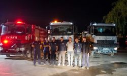 Aydın’daki alevlerle mücadelede Eskişehir ekibi sahada!