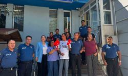 Afyon'da otizmli çocuklardan duyarlı başkomisere teşekkür