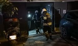Eskişehir'de alevlerin arasında kalan kedi son anda kurtarıldı