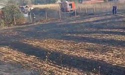 Eskişehir’de bahçede çıkan yangın söndürüldü
