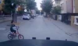 Eskişehir'de sürücünün dikkati faciayı önledi: O anlar araç kamerasına yansıdı!