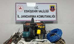 Eskişehir’deki ihbar kaçak kazı şüphelilerini ele verdi!