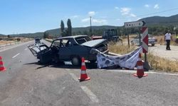Kütahya'da feci kaza: 1 ölü, 4 yaralı