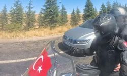 Eskişehir yolunda güvenliğini hiçe saydı!