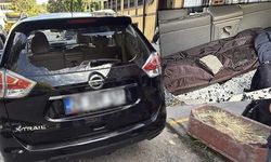 Eskişehir’de araç içindeki aile dehşeti yaşadı! Taşlı saldırı kamerada