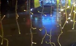 Eskişehir'deki kazada elektrik panosuna çarptı, kıvılcım çıktı!