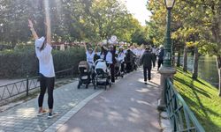 Eskişehir’de 75 anne bebekleriyle aynı anda egzersiz yaptı