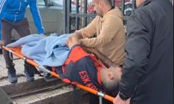 Eskişehir'deki amatör maçta üzücü sakatlık