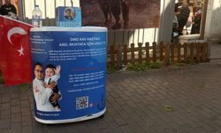 DMD hastası Arel Mustafa için Eskişehir’de bağış standı açıldı