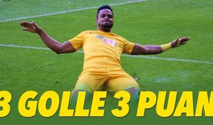 3 puan 3 golle geldi 