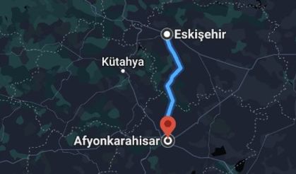 Eskişehir Afyon arası kaç km?