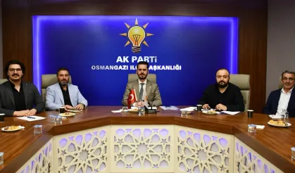 Bursa Osmangazi'de AK Parti Mahalle Başkanlarıyla buluştu