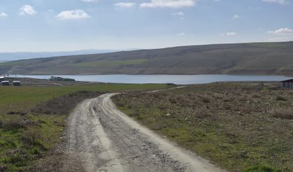 Keskin Barajı’nda sular çekildi, vatandaş endişeli!