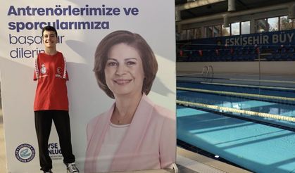 Eskişehirli milli yüzücü İtalya yolcusu!