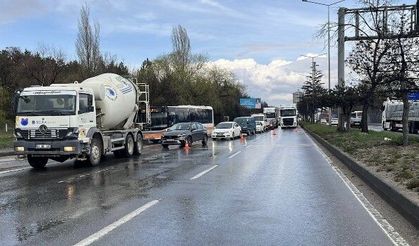 Eskişehir çevre yolunu kilitleyen kaza!