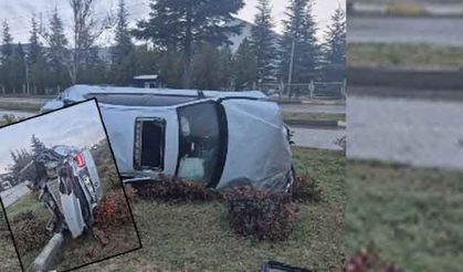 Seyitgazi yolunda feci kaza: Defalarca takla attı!