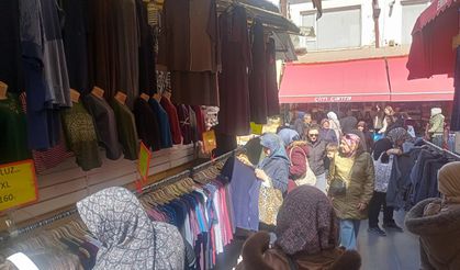 Eskişehir çarşısında bayram hareketliliği!