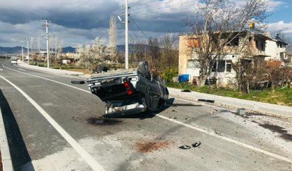Afyonkarahisar’da korkunç kaza: Metrelerce sürüklendi!