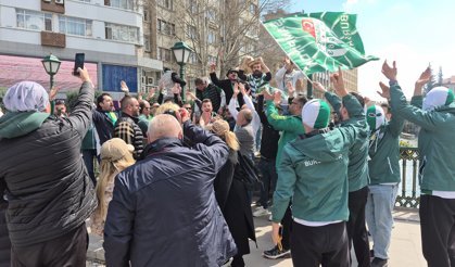 Bursaspor taraftarı Eskişehir'de