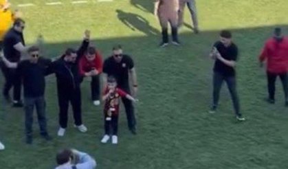 Eskişehirspor’un minik bağışçısı bu kez sahada!