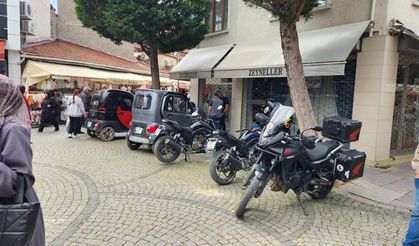 Eskişehir kent merkezinde motosiklet parkı çilesi!