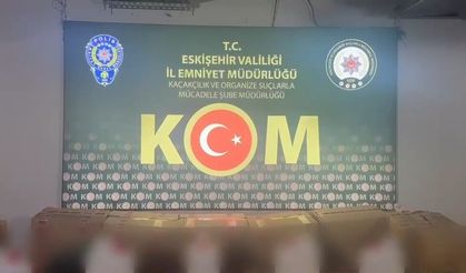 Eskişehir’de 2 bin litrelik kaçak alkol yakalandı