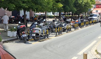 Eskişehir'de ilginç manzara: Dubalar var, motosikletler de var!