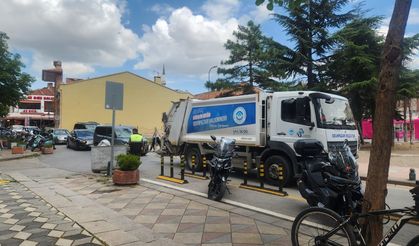 Odunpazarı’nda kent merkezi düzenli olarak temizleniyor