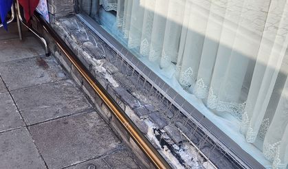 Eskişehir'de esnaftan dükkan önlerine sivri önlem