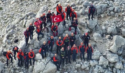 Eskişehir AFAD ekipleri zorlu dağlarda eğitimden geçti