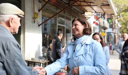Ayşe Ünlüce Şirintepe’de esnaf ve vatandaşlarla buluştu