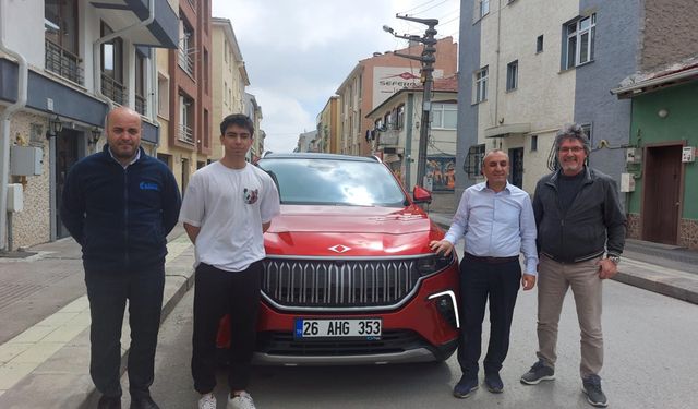 Eskişehir'in ilk TOGG' O'nun oldu