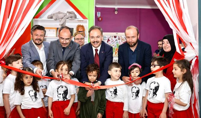 Vali Kızılkaya, minik öğrencilerle bir araya geldi