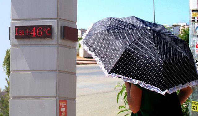Antalya’yı kavurucu sıcaklıklar sardı